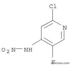 Molecular Structure of 405230-86-6 (N-(2-chloro-5-luoropyridin-4-yl)nitraMide)